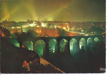 Luxemburg - Clausen Viaduct Illumintated