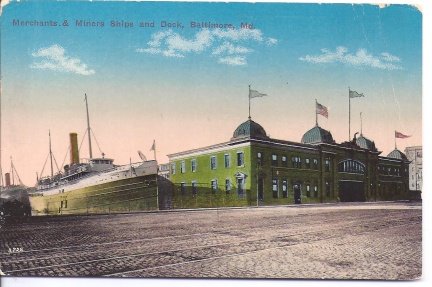 Baltimore, MD - Merchants & Miners Ships & Docks