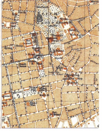 H-D Map Darmstadt ca 1905
