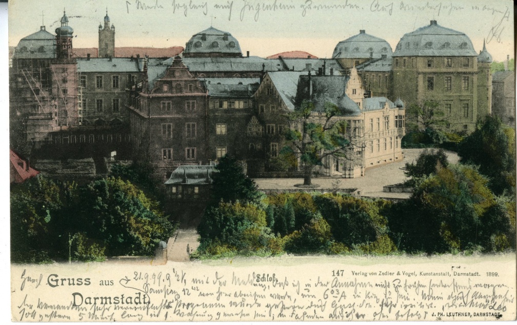 Darmstadt - Grand Ducal Palace B&W