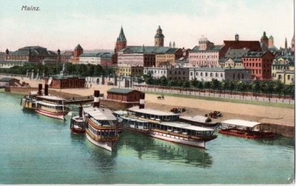 Mainz - Ships at River Dock