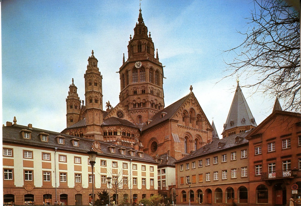 Mainz - Dom from the West