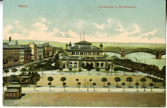 Mainz - Halteplatz & Stadttheater