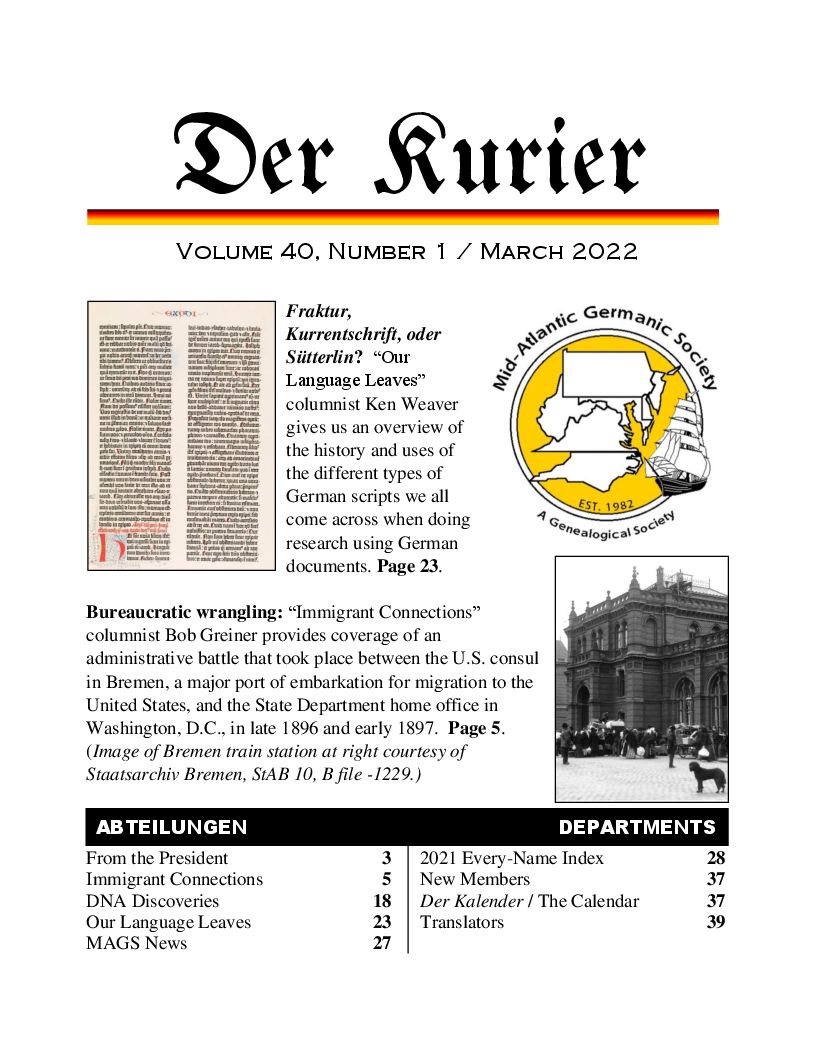 Image of Der Kurier front page